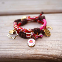 Load image into Gallery viewer, PINK FLOWER BRACELET