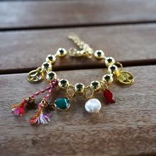 Cargar imagen en el visor de la galería, GOLDEN BALLS BRACELET