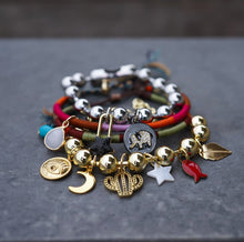 Cargar imagen en el visor de la galería, PULSERA ESFERAS DE PLATA