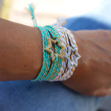 Cargar imagen en el visor de la galería, PULSERA ESTRELLA CONECTORA DE PLATA BRILLANTE