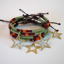 Load image into Gallery viewer, GREEN STAR BRACELET