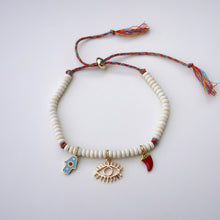 Load image into Gallery viewer, WHITE BEADS BRACELET
