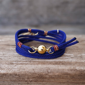PULSERA HOJA AZUL