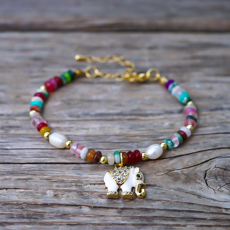 WHITE ELEPHANT BRACELET