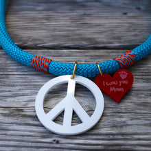 Load image into Gallery viewer, HOLALOLA PEACE AND LOVE  NECKLACE
