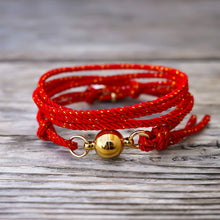 Load image into Gallery viewer, WHITE VIRGIN RED BRACELET
