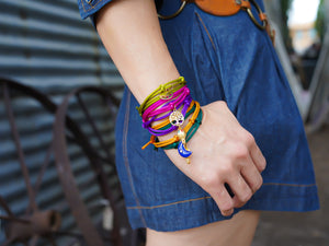 TREE OF LIFE FUCHSIA BRACELET