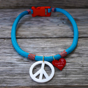 HOLALOLA PEACE AND LOVE  NECKLACE