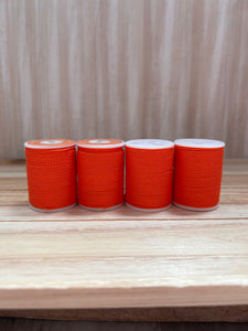 ORANGE WAXED CORD (4rolls)
