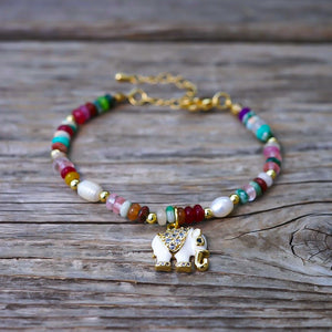 WHITE ELEPHANT BRACELET