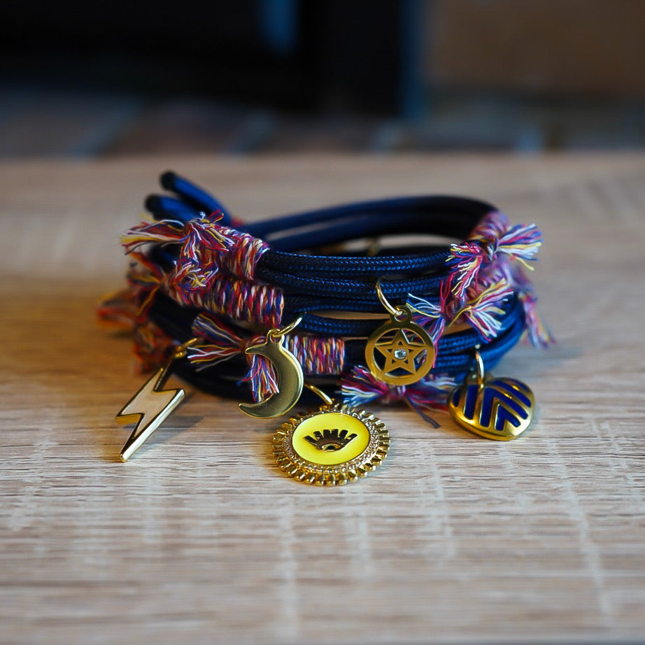 PULSERA DE SIETE PENDIENTES