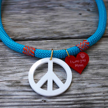 Load image into Gallery viewer, HOLALOLA PEACE AND LOVE  NECKLACE
