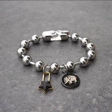 Load image into Gallery viewer, SILVER BALL CHAIN BRACELET
