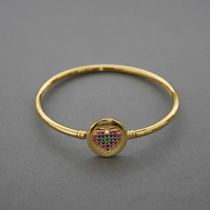 BANGLE HEART BRACELET