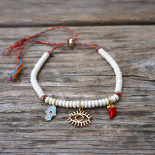 Load image into Gallery viewer, WHITE BEADS BRACELET
