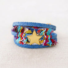 Cargar imagen en el visor de la galería, BLUE JEANS STAR BRACELET
