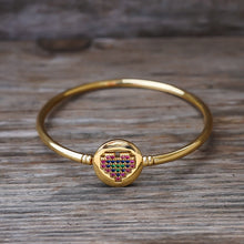 Load image into Gallery viewer, BANGLE HEART BRACELET
