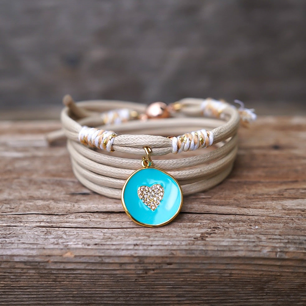 BLUE HEART BRACELET