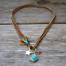 Load image into Gallery viewer, BLUE HEART NECKLACE
