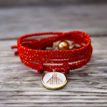 Load image into Gallery viewer, WHITE VIRGIN RED BRACELET

