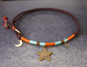 MOON STAR NECKLACE