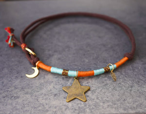 MOON STAR NECKLACE