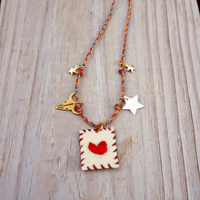 Load image into Gallery viewer, LONGHORN HEART NECKLACE
