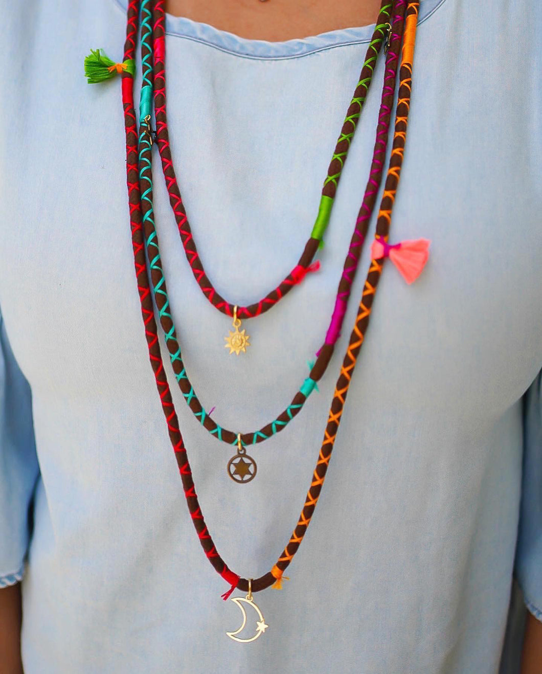 BROWN GUAVA NECKLACE