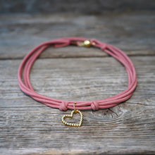 Load image into Gallery viewer, PINK HEART CHOKER
