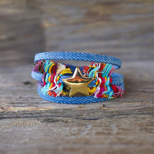Cargar imagen en el visor de la galería, BLUE JEANS STAR BRACELET
