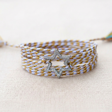 Cargar imagen en el visor de la galería, PULSERA ESTRELLA CONECTORA DE PLATA BRILLANTE
