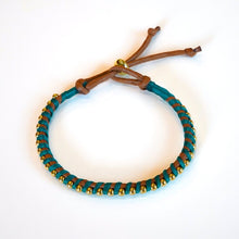 Load image into Gallery viewer, GREEN GOLD BRACELET
