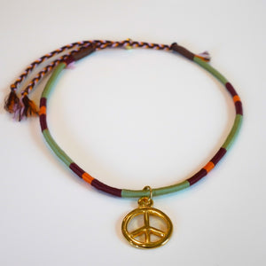 PEACE AND LOVE NECKLACE