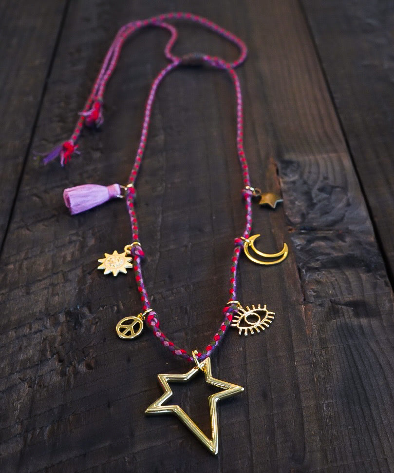 WOVEN STAR NECKLACE