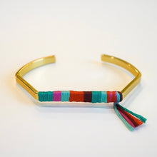 Load image into Gallery viewer, WOVEN GOLD BANGLE
